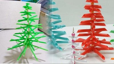 Cách làm cây thông Noel bằng các nguyên liệu đơn giản-19