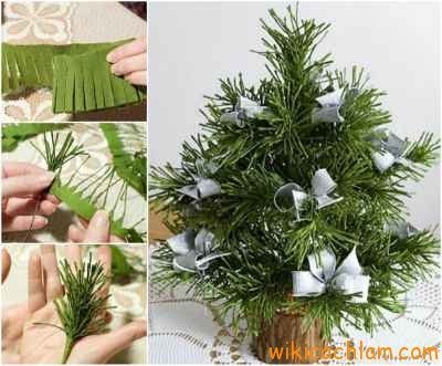 Cách làm cây thông Noel bằng các nguyên liệu đơn giản-30