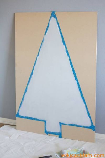 Cách làm cây thông Noel bằng các nguyên liệu đơn giản-5