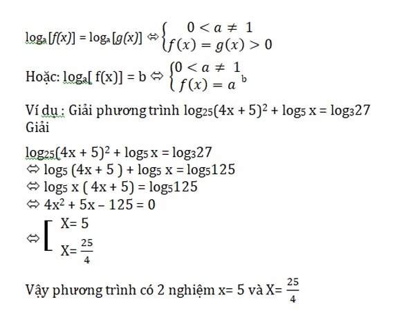 Công thức logarit, tính chất và các dạng toán logarit-12