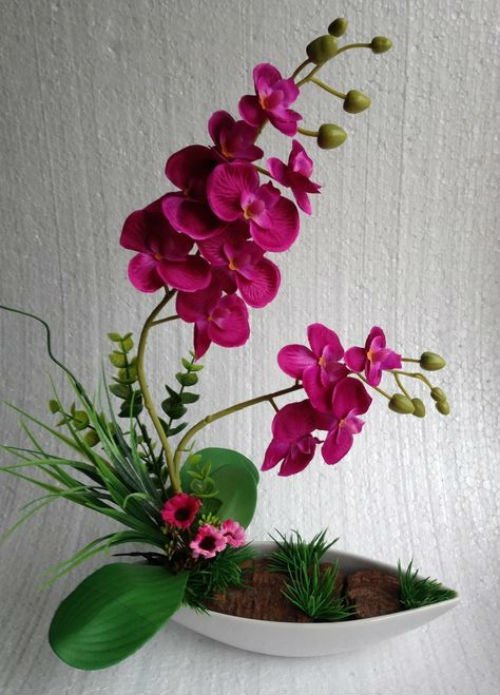 Cách cắm hoa lan để bàn đẹp và tươi lâu-24