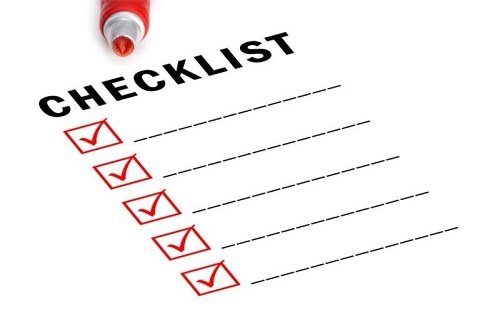 mẫu checklist công việc nhà hàng