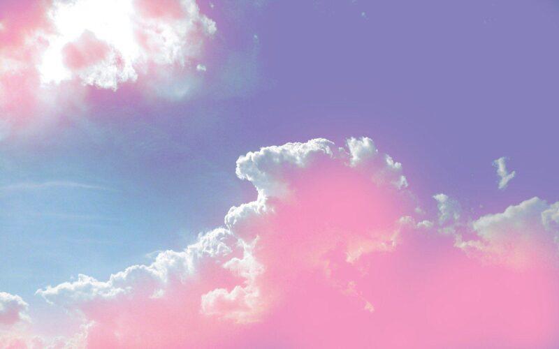Background mây hồng