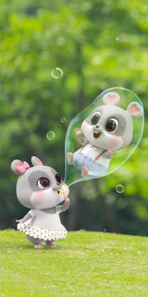 Hình nền chuột – Hình nền chuột siêu dễ thương Cute-6
