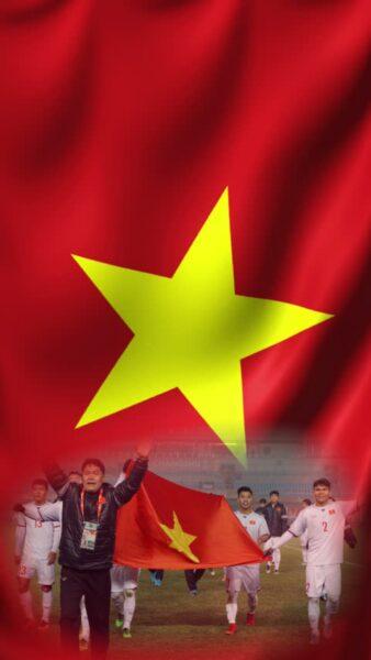 Hình nền Quốc kỳ Việt Nam đẹp cho điện thoại u23