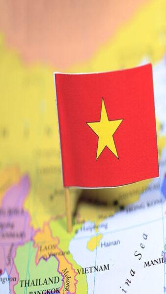 Hình nền Quốc kỳ Việt Nam bản đồ và cờ