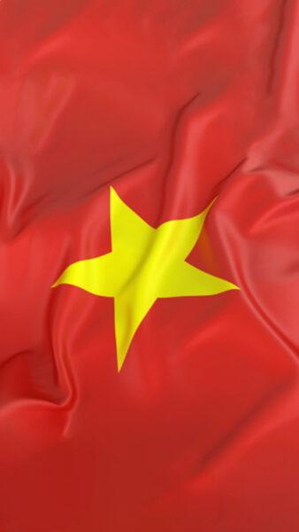 Hình nền Quốc kỳ Việt Nam đẹp tung bay