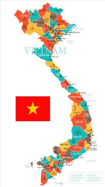 Ảnh nền cờ Việt Nam đẹp bản đồ Việt Nam