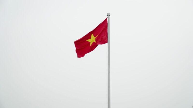 Ảnh nền cờ Việt Nam đẹp trên nền trắng