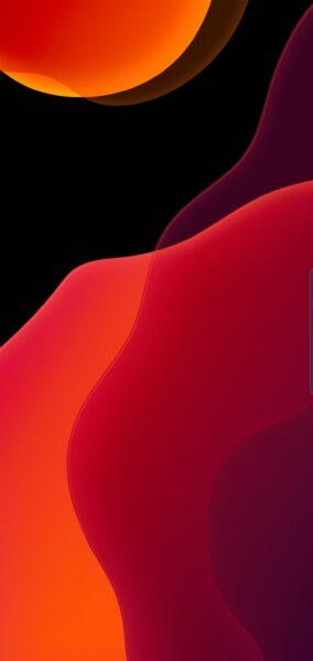 Hình nền iOS 13 cho iPhone tông màu quyến rũ