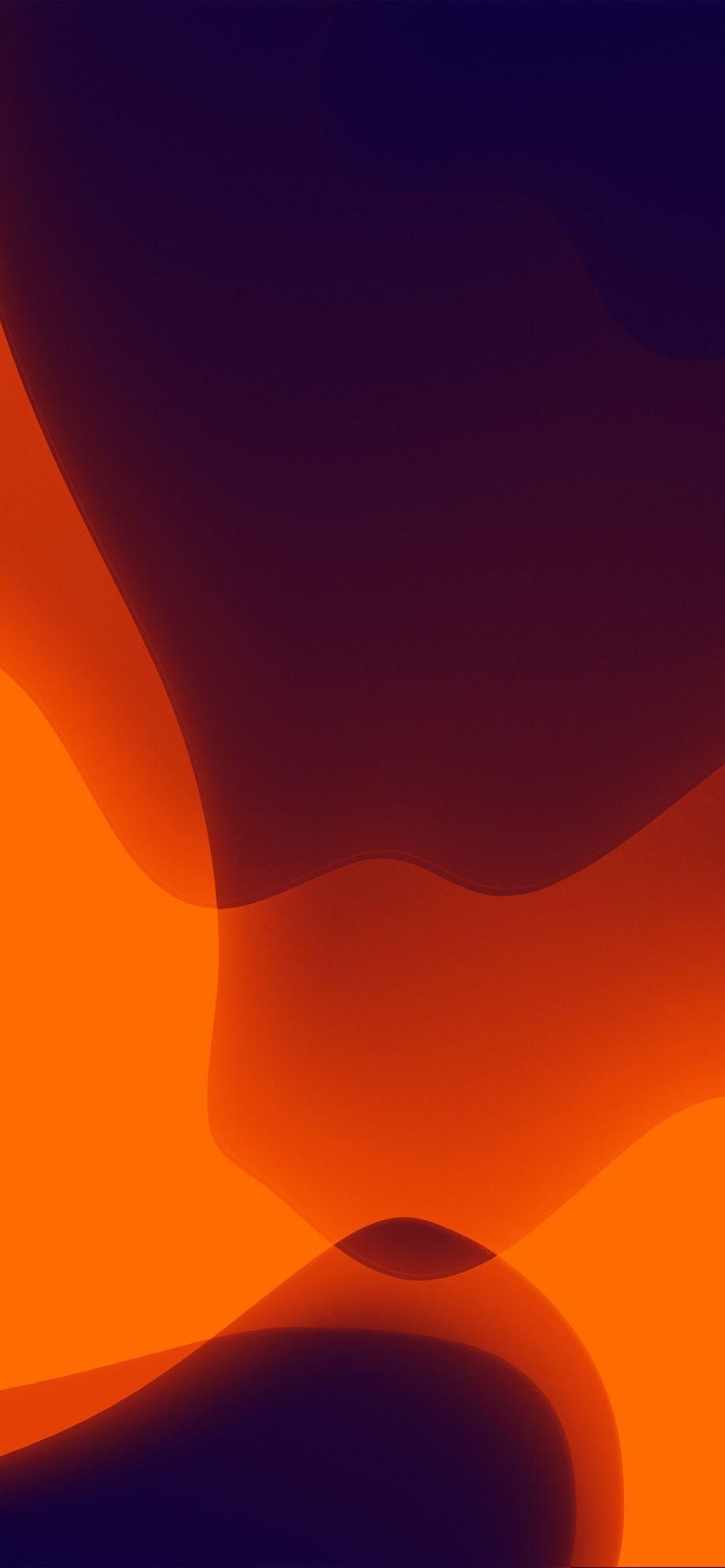 iPadOS Wallpaper 4K Stock Orange Abstract 1551