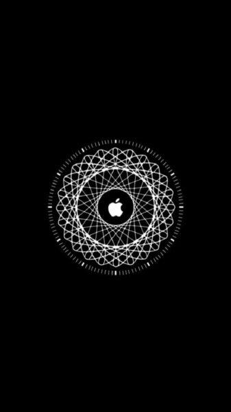 Hình nền iPhone 12 logo táo