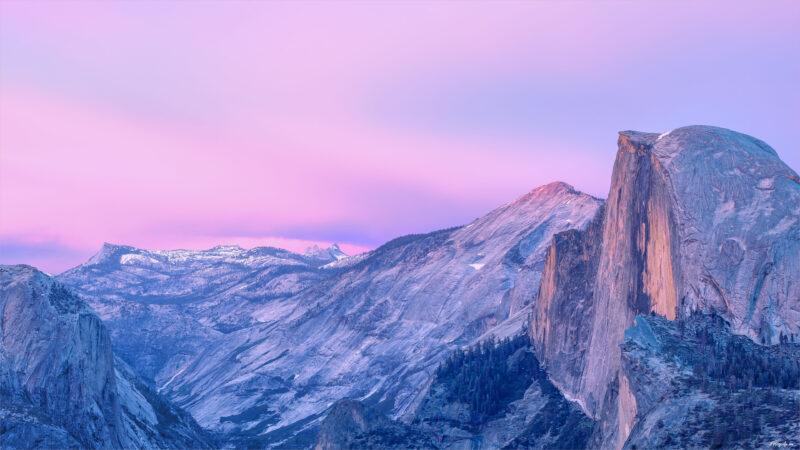 Hình nền máy tính OS-X phong cảnh núi băng giá