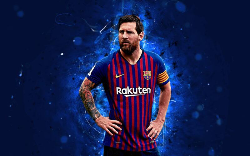 Hình nền Messi phát sáng cực chất