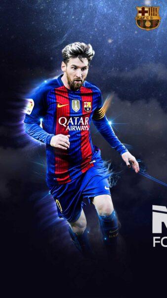 Hình nền Messi sút bóng chiến thắng