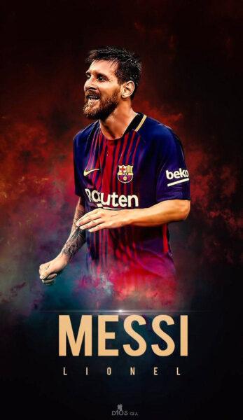 Hình nền Messi nghệ thuật dành cho fan trung thành