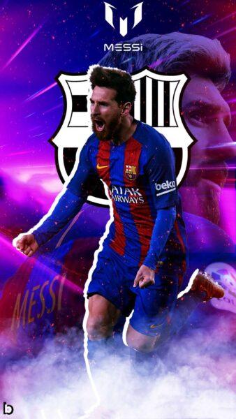 Hình nền Messi chạy mừng chiến thắng dành cho Nokia