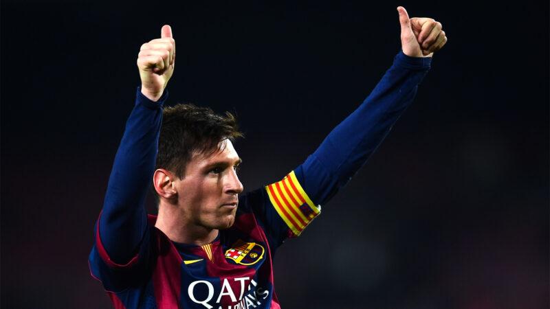Hình nền Messi giơ tay chiến thắng