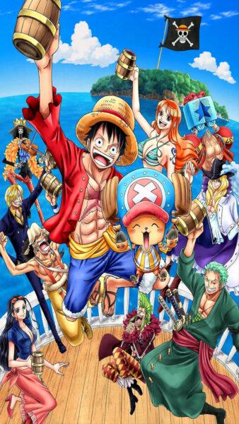 Hình nền One Piece 4K cùng đồng đội cực ấn tượng dành cho điện thoại