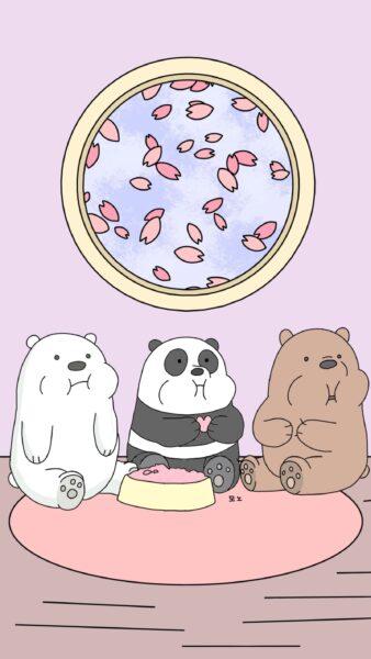 ảnh We Bare Bears cùng nhau ăn