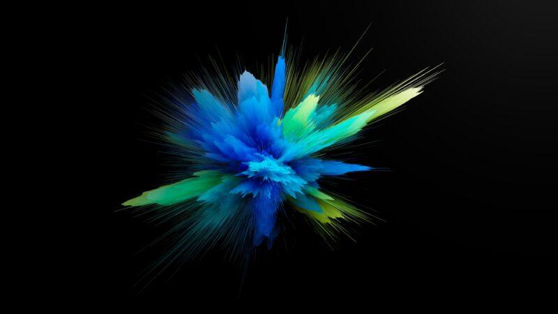 Hình nền iPad 4k màu xanh