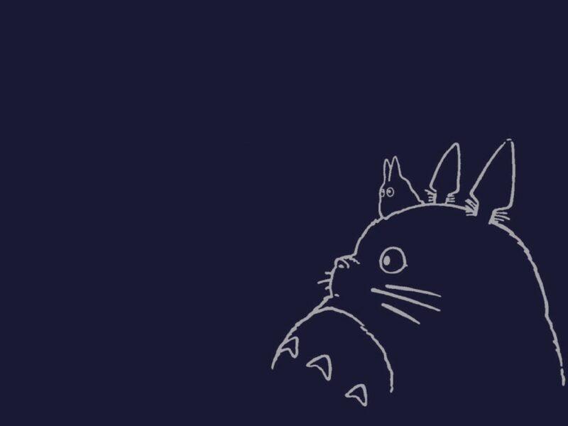 Hình nền Totoro đơn giản mà đẹp