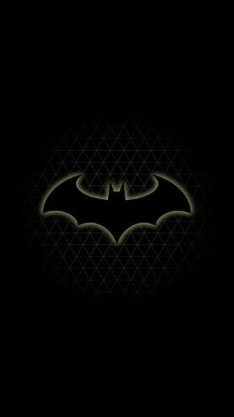 Hình nền Batman với logo hình con rơi