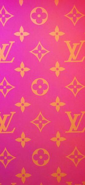 Hình nền Louis Vuitton màu hồng siêu đẹp