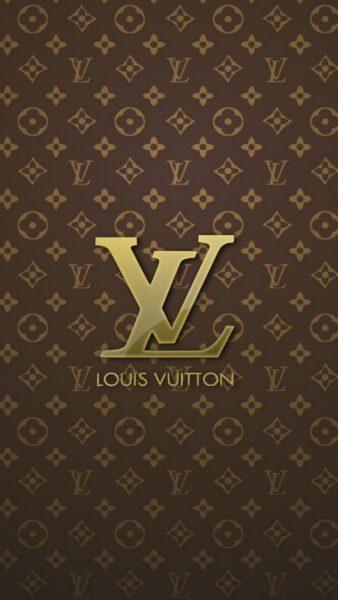 Ảnh nền Louis Vuitton màu nâu