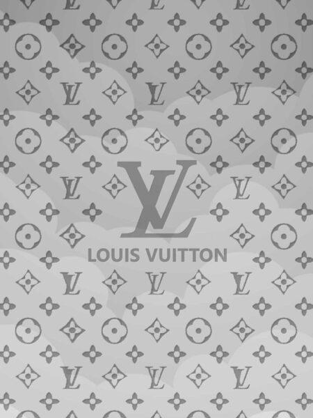 Ảnh nền Louis Vuitton màu xám