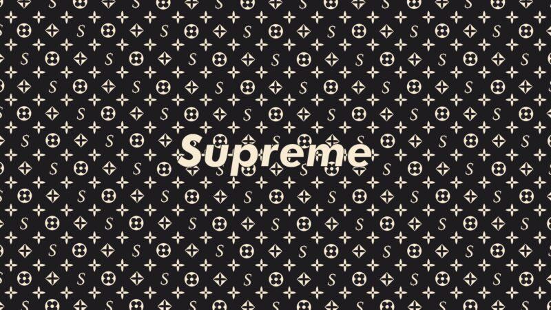 Hình nền Louis Vuitton chữ Supreme