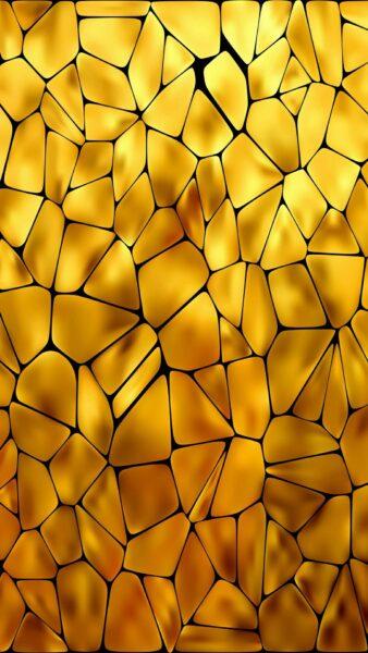 Hình nền màu vàng đẹp với nhiều hình khối
