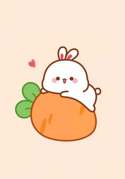 Hình nền Thỏ ôm cà rốt