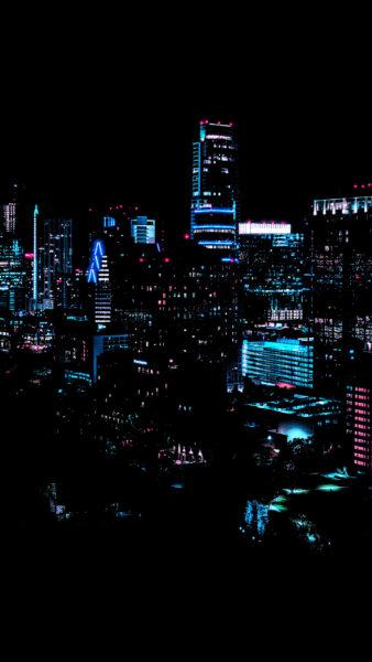 Hình nền tối cho điện thoại thành phố